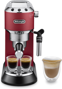 Cafetera Delonghi Dedica roja