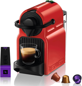 Cafetera nespresso roja
