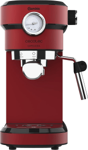 cafeteras de brazo rojas Cecotec Cafelizzia